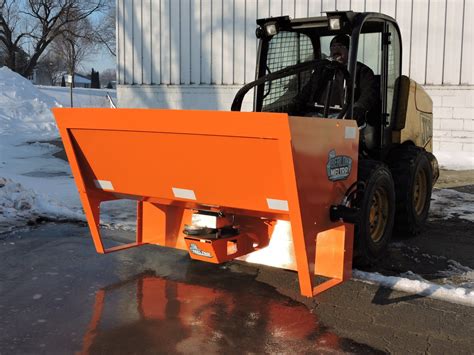 skid steer salt and sand spreader attachment|New! Salt and Sand Spreader .